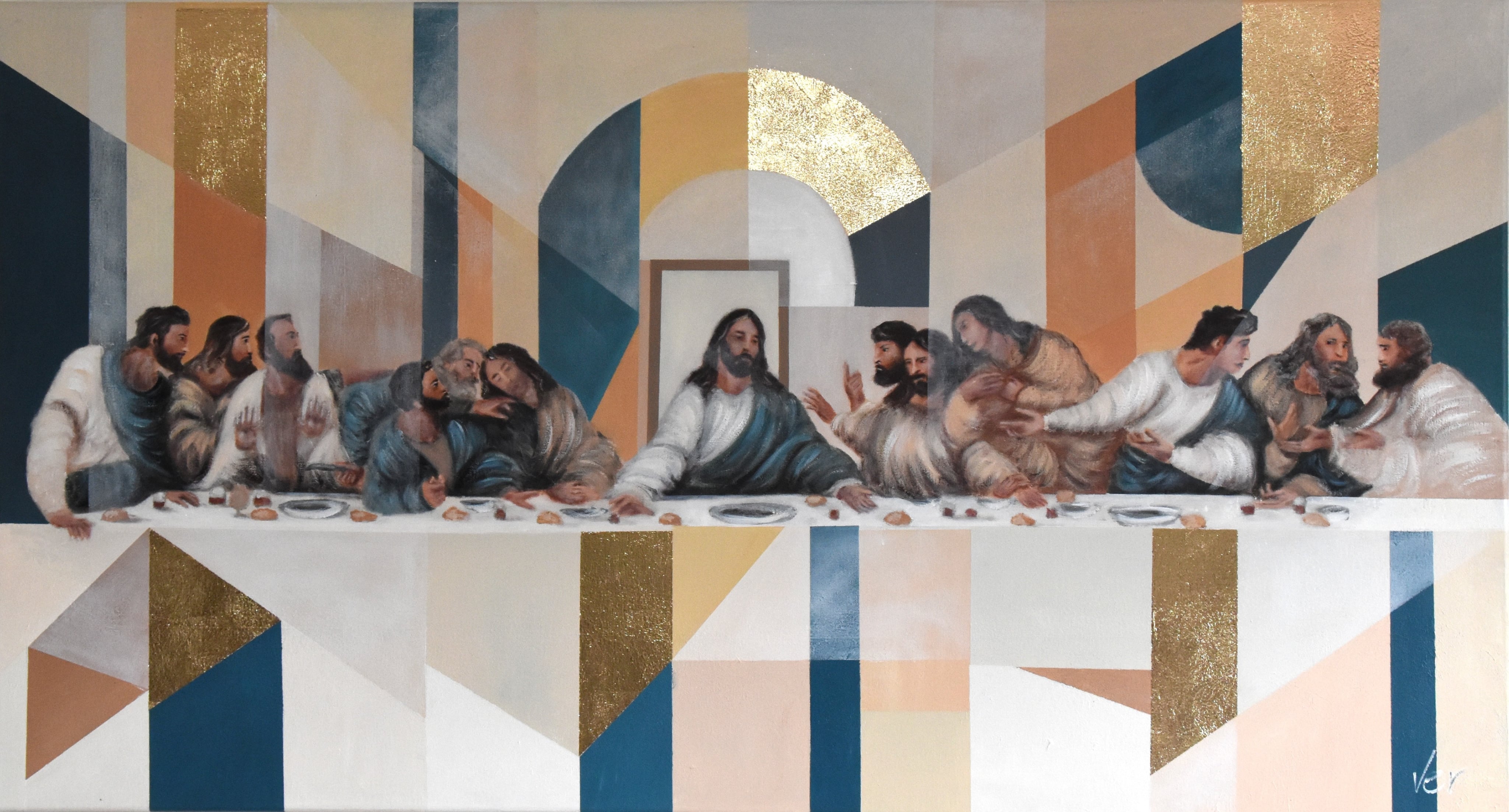 Moderný obraz Posledná večera – FITART obraz 130 x 70 cm